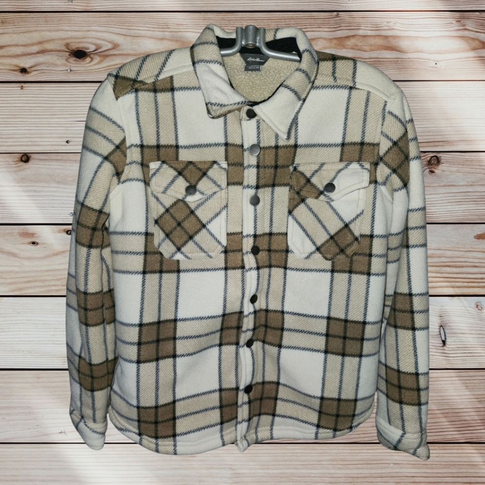 Eddie Bauer (Kids) Plaid Utility Jacket